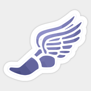 Purple Ombre Track Shoe Sticker